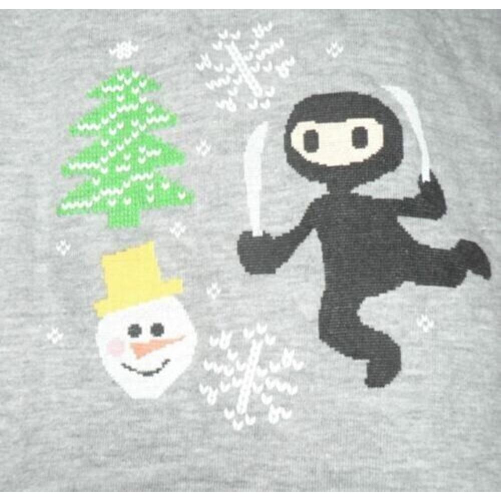 Ugly Stuff Holiday Supply Co. Men's Ninja Cotton Boxers in Gray XX-Large‎